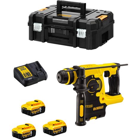 Martillo Perforador DeWALT DCH253P3 (3 x 5,0 Ah + DCB115 + TSTAK II) (1/5)