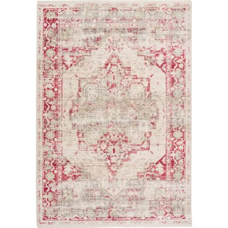 Tapis Vintage à Poils Courts "Baroque I" Multicolore 200 x 290 cm (1/4)