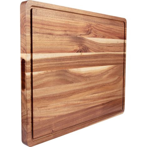 Cutting Board - Large Size - Acacia Wood, 61x45.7x3cm - for Kitchen, Food Prep, Chopping (1/5)