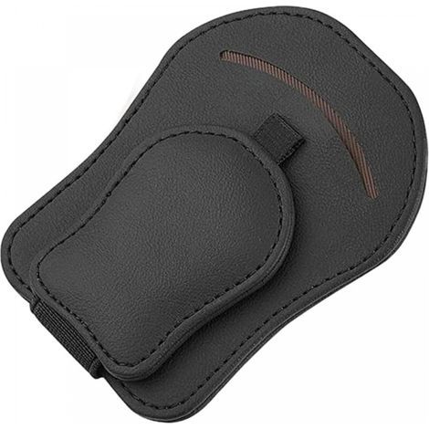 Car Glasses Holder, Car Glasses Holder, Leather Multifunctional Car Organizer, Sunglasses Holder Clip, Car Sun Visor Accessory Clip (1/5)