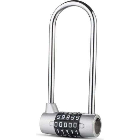 2.75 inch beams lock cabinet door password gym 5 combination lock solid zinc alloy padlock resettable