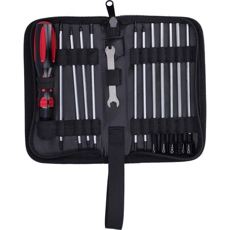 Sac à outils RC avec tournevis et clé, kit de réparation pour voitures, avions et bateaux Traxxas (1/5)