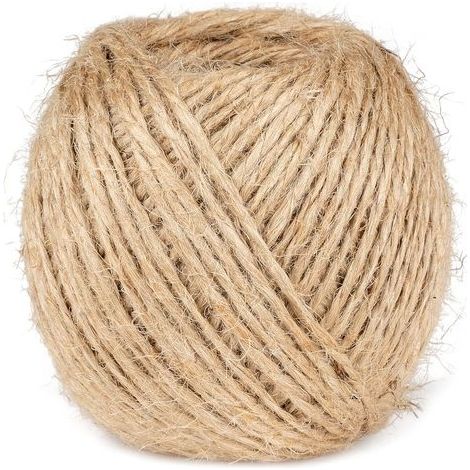 1 Pelote Ficelle Jute 2mm, 75 Mètres, Dévidage Intérieur, Jardin, Décoration, Loisirs Créatifs (1/4)