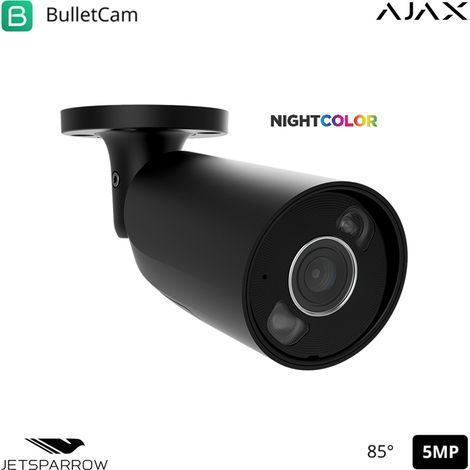 126254 - TVCC - BulletCam HL (5 Mp/4 mm) - Cámara HL cableada (5 Mp/4 mm) - color black - Ajax videovigilancia