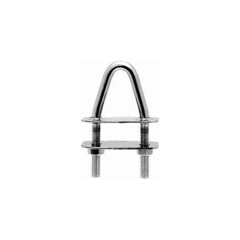 Cadene à fil forme V inox A4 - Longueur: 100 - Diamètre: 8