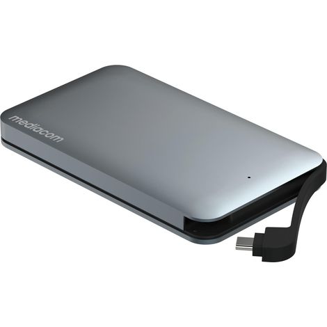 Mediacom MD-S404 contenitore di unità di archiviazione Box esterno HDD Alluminio 2.5"