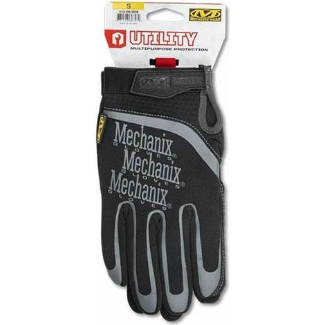Guantes de trabajo mechanix wear negro TrekDry transpirables cómodos (1/2)
