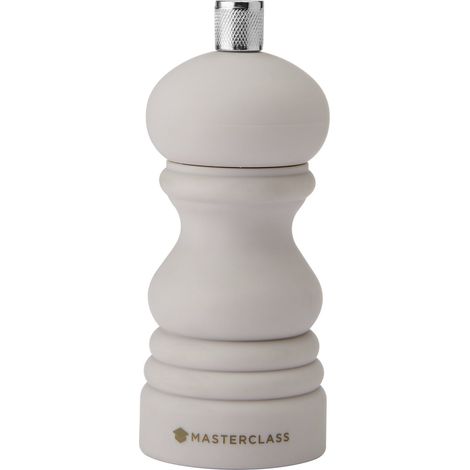 Masterclass Salz oder Pfeffer mill mit austauschbaren Deckeln, Latte capstan mill mit manuellem Keramikmahlwerk, 12cm