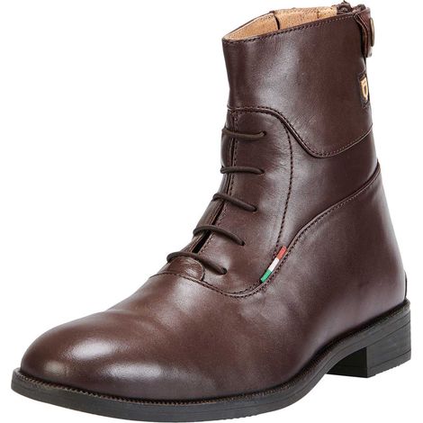 EQUESTRO TAGLIA 44 MARRONE Stivaletti con lacci Jodhpur Vesuna MONTA INGLESE EQUITAZIONE (1/4)