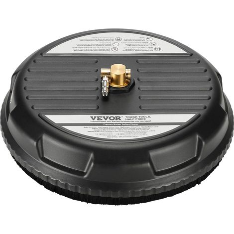 Nettoyeur haute pression 15 pouces avec 4 roues, 4000 PSI, accessoires plastiques et buses, parfait pour allées et terrasses (1/5)