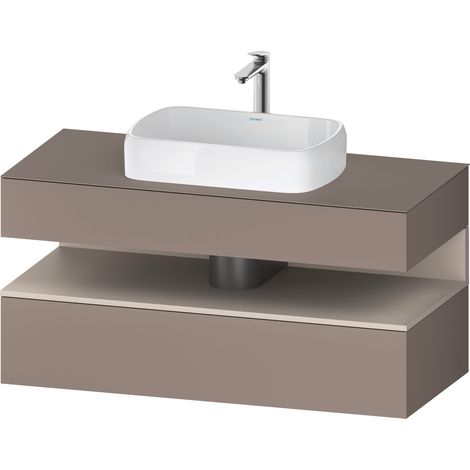 Duravit Collection One Meuble sous-vasque sur console, 1 tiroir,