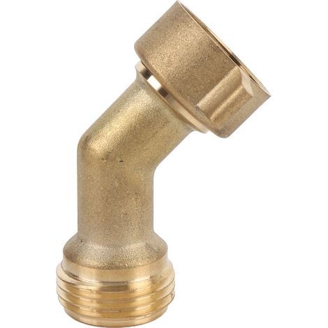 Coude de tuyau d'eau à 45 degrés avec filtre adaptateur RV pour remorque de voyage 3/4 pouces NPT (1/5)