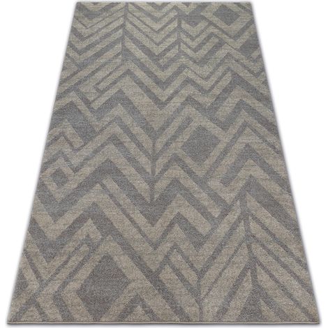 Teppich SOFT 8028 ETHNO TANNE braun / beige  brown 140x190 cm