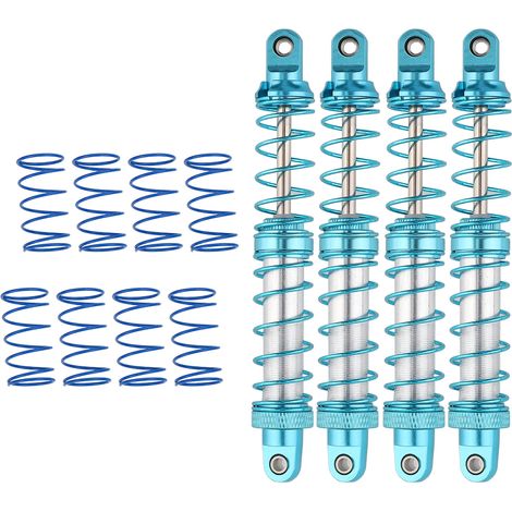 4 pièces Ressorts Métalliques de Rechange pour Amortisseurs TRX4 SCX10 D90, Crawler RC 1/10 (100mm) (1/5)