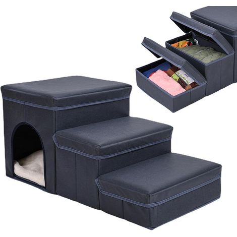 Dog Stairs Removable Pet Ladder Cat Stairs for Couch,for Medium (1/5)