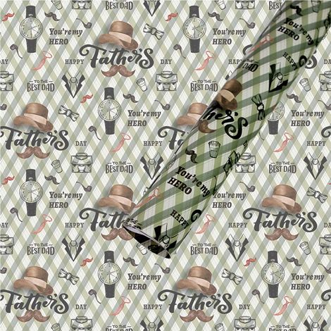 Papier d'emballage cadeau - Papier décoratif rétro - Pour fête des pères - 50 x 70 cm - 1 unité (1/5)