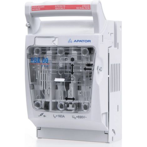Interrupteur-sectionneur à fusible RBK 00 PRO-M 63-823256-121