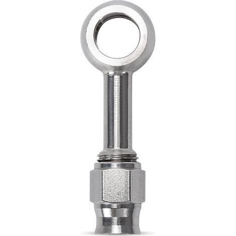 AN3 Teflon stainless steel connector, 0°C, 28°C, 45°C, 90°C, universal quick connector for brake lines - -0°C (1/4)
