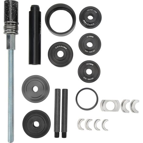 Kit d'outils de montage et démontage de boîtier de pédalier en alliage d'aluminium pour BB86, adaptateur de bague et écrou de barre de maintien, noir (1/5)