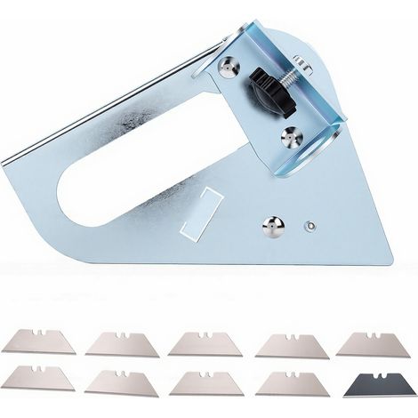 Outil de Pose de Gazon Artificiel - Coupe-Bordures Robuste pour Gazon Synthétique et Moquette - Coupe Précise et Rapide - Alliage d'Aluminium Léger - Poignée Ergonomique (1/5)