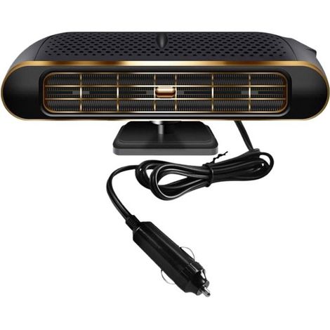 Calefactor portátil para coche de 12 V y 150 W - Ventilador cerámico 2 en 1 (1/2)
