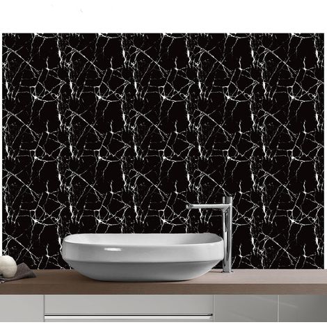 Carreaux Auto-Adhésifs Pour Murs Lot De 10 Carreaux Salle De Bain Pour Mur  Revêtement Autocollant Résistant à la Chaleur et Imperméable 58x30 cm pour Douche Meuble Armoire et Plan de Travail (1/5)