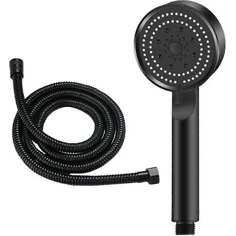 Haute pression, 5 réglages, installation simple, matériaux durables de qualité supérieure-Black 1.5m Hose (1/5)