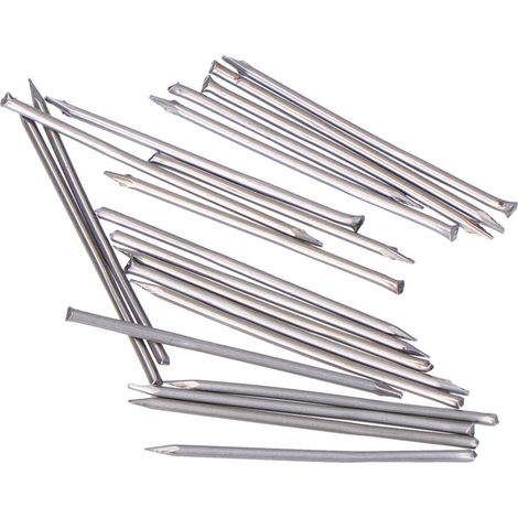 Pack 100 Unid. Punta Aguja Acero para Tapeta 2,5cm EDM (1/4)