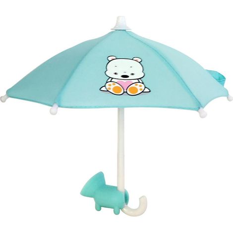 Mini-Handy-Regenschirm mit Saugnapfhalterung, tragbarer Handy-Sonnenschutz
