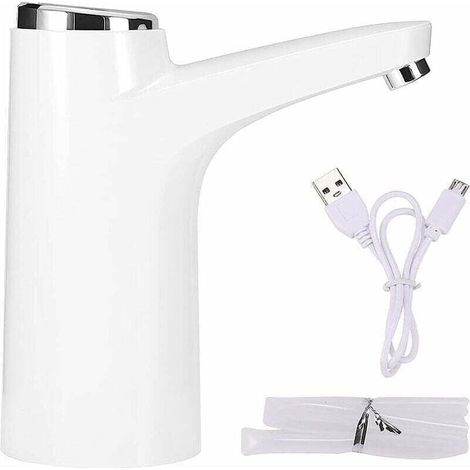 Dispensador de agua. Bomba eléctrica para agua potable. Bomba eléctrica para botellas de agua. Dispensador de agua eléctrico automático XU. Bomba dispensadora de agua inalámbrica recargable por USB - (1/4)