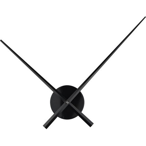 Horloge murale - Horloge murale minimaliste - Horloge murale industrielle - Horloge murale moderne - Horloge murale créative - Horloge décorative - Mécanisme d'horloge murale à monter soi-même - Noir (1/5)