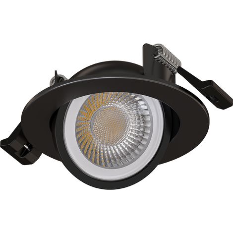 LECCO Noir Spot encastré 6W, 606-663Lm, dimmable, CCT 2700-3000-4000K - S0280690D - SOLUM (1/3)