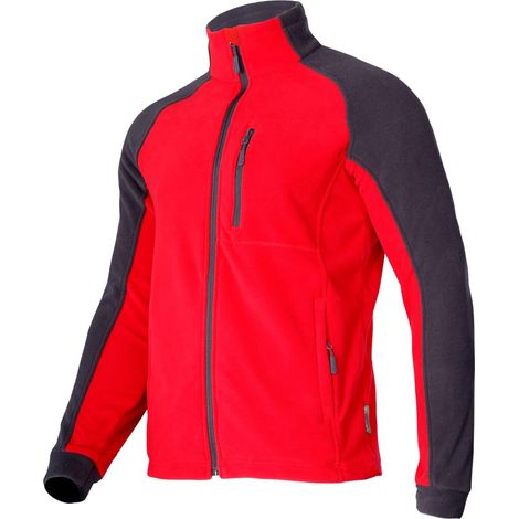 Felpa da lavoro Lahti Pro, pile da lavoro rosso caldo 290 g/m2 LPBP1 1 pz.