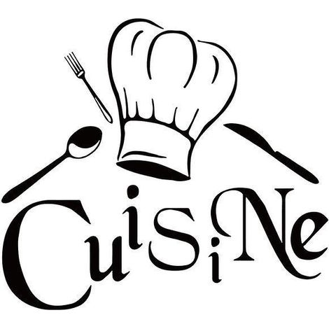 cuisine Dcoration Stickers Muraux Stickers Cuisine Du Chef Franais De Mur De Vinyle Autocollants Papier Peint Sticker Mural Autocollant Mural (1/4)
