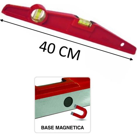 LIVELLA METRICA MAGNETICA ANTICHOC BRAVO CM.40