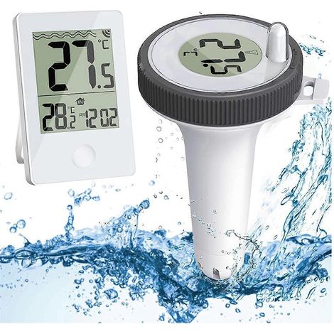 Kabelloses, schwimmendes Poolthermometer für den Innen- und Außenbereich