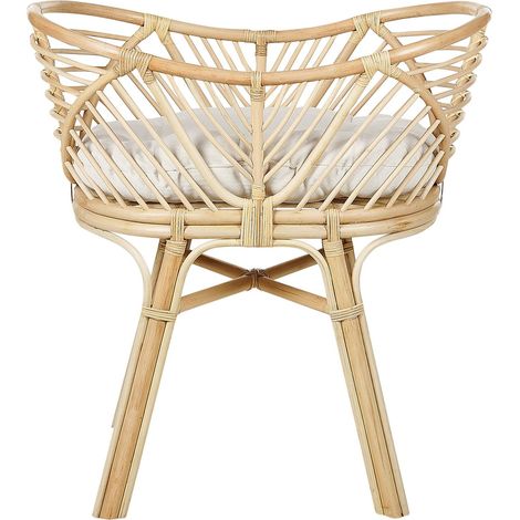 Cestino per culla per bambini in rattan rustico bohémien con cuscini, accessorio decorativo naturale Gruissan