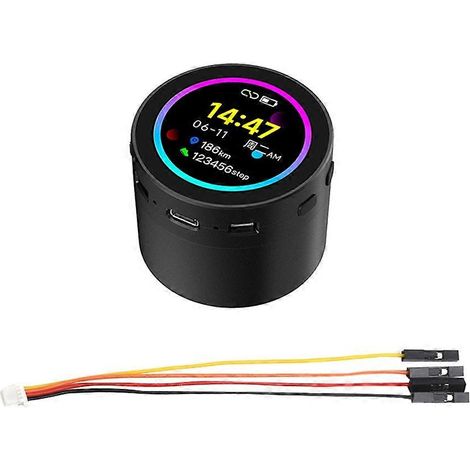 ESP32-S3 1.85inch Développement d'affichage rond AI Carte 360X360 Prend en charge le WiFi Bluetooth AI Reconnaissance (1/5)