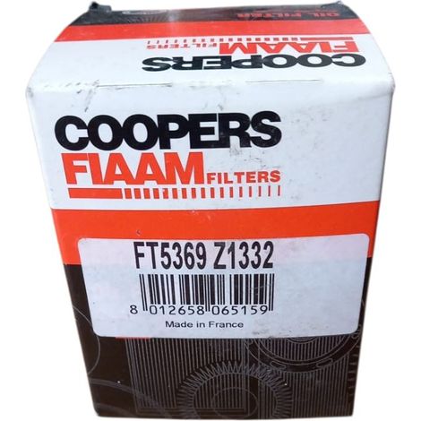 Filtro olio motore marca coopers fiaam codice filtro ft5369 z1332
