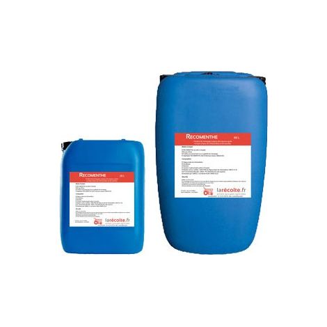 RECOMENTHE (décontamination et protection de la mamelle après traite) - Conditionnement Tonnelet de 60 litres