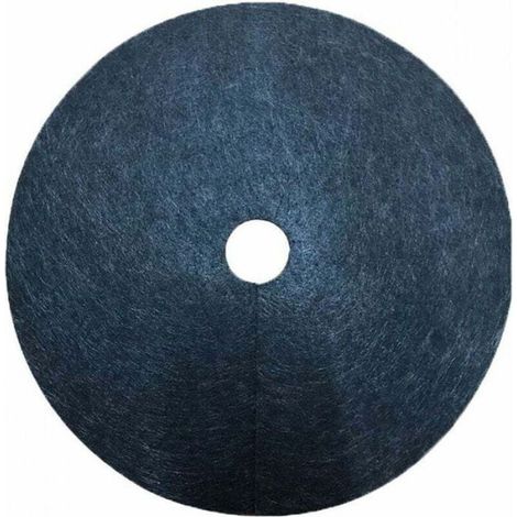 Tapis de paillage non tissés - - Lot de 10 - Anti-mauvaises herbes - 15x2 cm - Noir - Biodégradable (1/4)