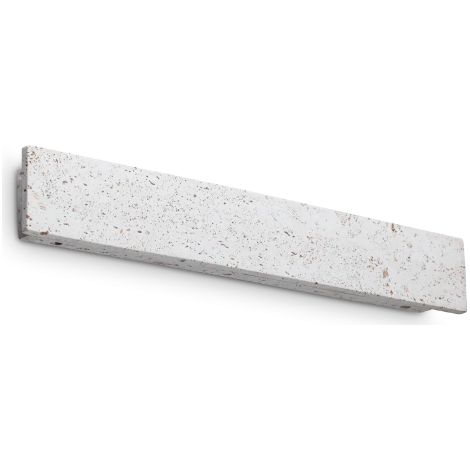 Ideal Lux Applique moderna Zig Zag 1 luce LED integrato cemento policarbonato (1/3)