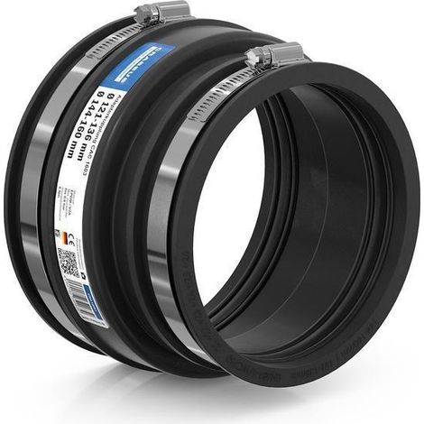 CR Adapterkupplung CAC 1603, bis 0,6 bar (144-160mm auf 121-136mm), EPDM / V2A (1/3)