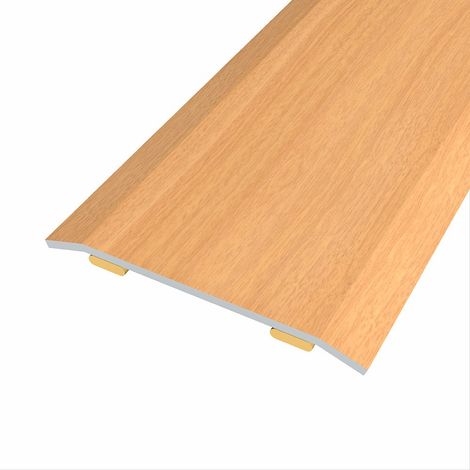Junta de acero para mismo nivel, 40 x 3,5 mm, adhesiva, flooring, roble oscuro, 83 cm