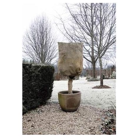 Housse d'hivernage 230 g en toile de jute, Dimensions H 1 m x Ø 0.75 m