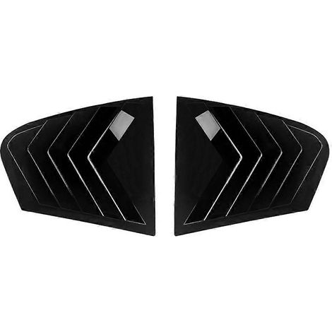 Stores/pare-soleil triangulaires pour lunette arrière BMW Série 5 G30 (2018–2023), noir brillant (1/5)
