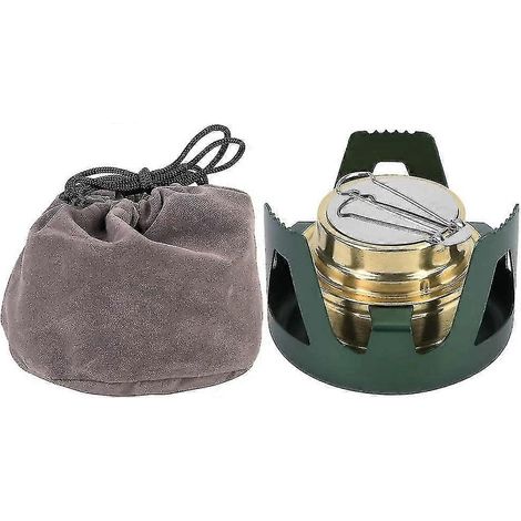 Compatible avec le réchaud à alcool Betterlife FG, réchaud à alcool portable ultraléger pour la cuisson en extérieur, idéal pour les barbecues et le camping (vert) 97 x 65 mm (1/5)
