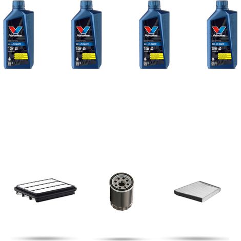 Kit tagliando 3 FILTRI e 4L OLIO compatibile con Suzuki Liana 1.6 16v 76kw dal 2001 (1/5)