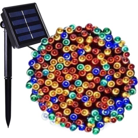 1 Guirlande lumineuse, 8 modes, autonomie 6-12h, solaire, portable, extérieur, Noël (1/5)