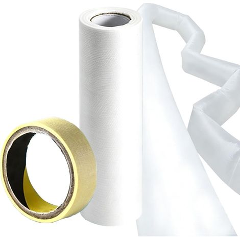 Sac de Guidage d'Air pour Climatiseur Flexible Ajustable Étanche 25 m Sac pour tuyau de soufflerie climatisation pour Maison Bureau Hôtel Salle de Classe Petit Commerce Atelier (1/5)